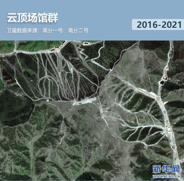 衛(wèi)星見證，這里如何變身“冬奧小城”