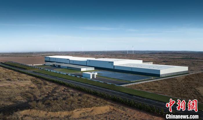 圖為鄂爾多斯零碳產(chǎn)業(yè)園(資料圖)?！堅﹫D