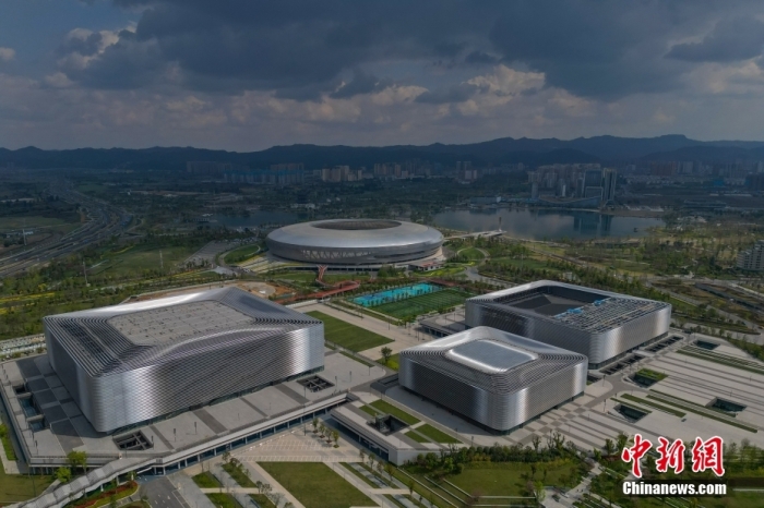 資料圖：航拍成都大運(yùn)會(huì)主場(chǎng)館。<a target='_blank' href='/' _fcksavedurl='/'><p  align=