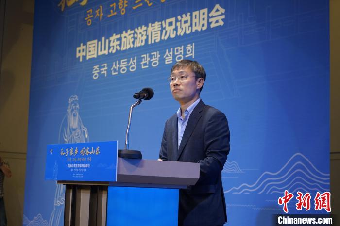 首爾市政府觀光體育局局長金英渙致辭?！⑿?攝