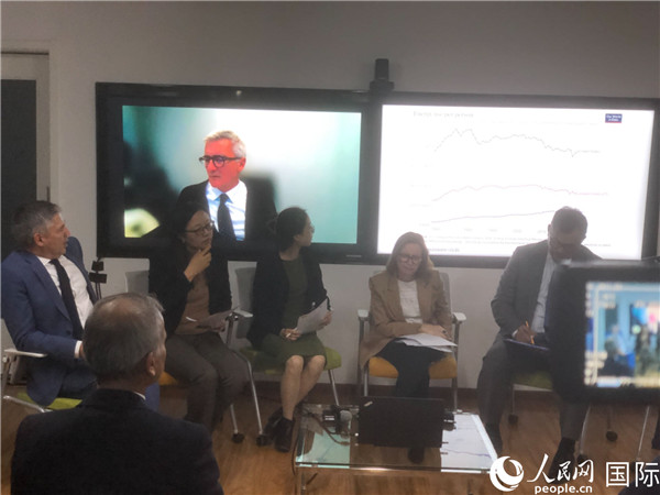 “向COP28注入動(dòng)力”研討會(huì)現(xiàn)場(chǎng)。 人民網(wǎng)記者 趙健攝