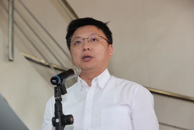 圖為趙天麟。圖片來源：臺灣《聯(lián)合報》劉學(xué)圣攝。