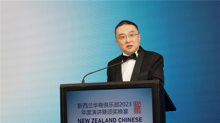 中國駐新西蘭大使王小龍。攝影：張凱
