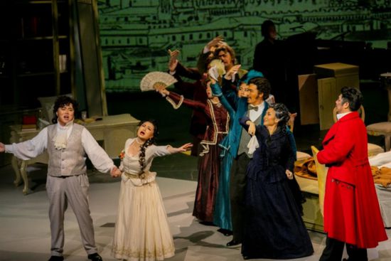 圖為《賈尼·斯基基》劇照。中國國家大劇院供圖。