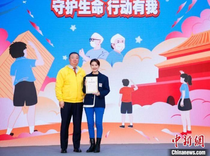 演員周海媚受邀參與公益活動?！」鶆P敏 攝