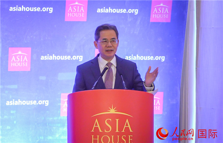 鄭澤光大使強(qiáng)調(diào)，中國(guó)經(jīng)濟(jì)長(zhǎng)期向好的總趨勢(shì)不會(huì)改變。人民網(wǎng) 郭錦標(biāo)攝