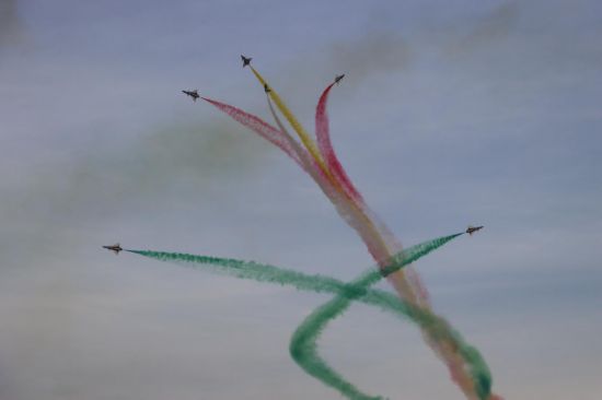 飛行表演現(xiàn)場(chǎng)。高思峰 攝