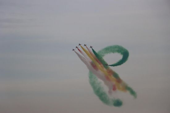 飛行表演現(xiàn)場(chǎng)。高思峰 攝