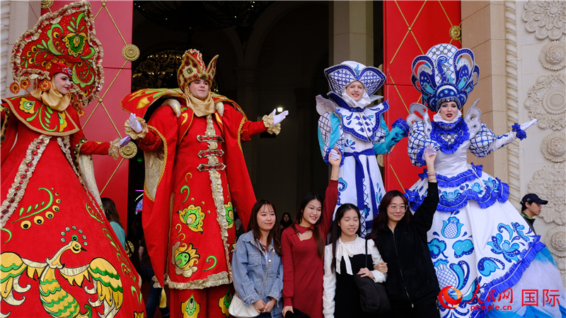 北京展覽館舉辦首屆俄羅斯“謝肉節(jié)”慶祝活動(dòng)。人民網(wǎng) 褚夢(mèng)琦攝