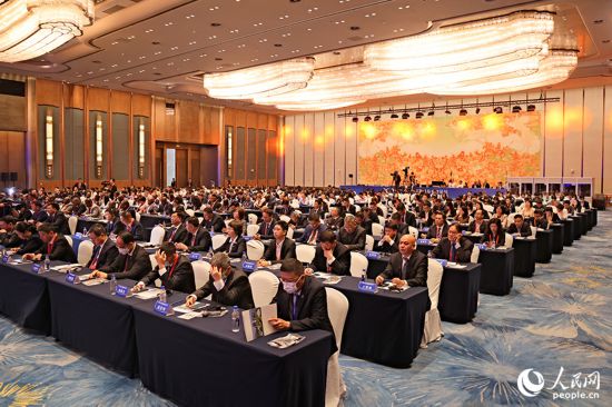 與會嘉賓濟(jì)濟(jì)一堂。人民網(wǎng)記者 陳博攝