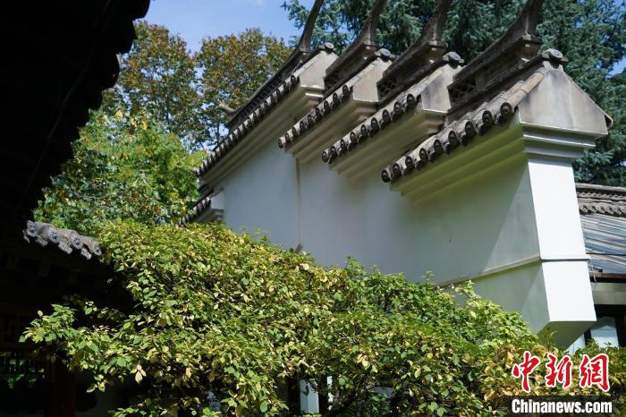 圖為西寧園林植物園內(nèi)的蘇式風(fēng)格建筑。　馬銘言 攝