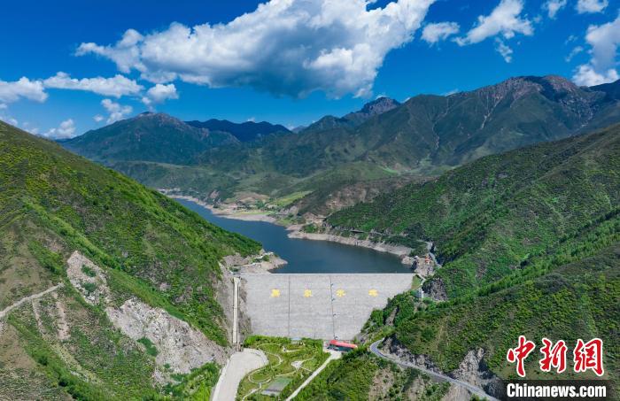 圖為引大濟湟黑泉水庫。(資料圖) 青海省水利廳 供圖