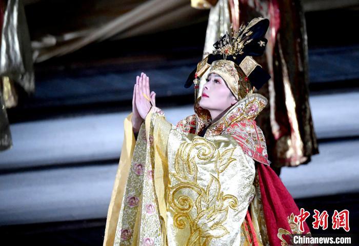 3月17日，西藏拉薩，《文成公主》大型史詩劇演出現(xiàn)場?！±盍?攝