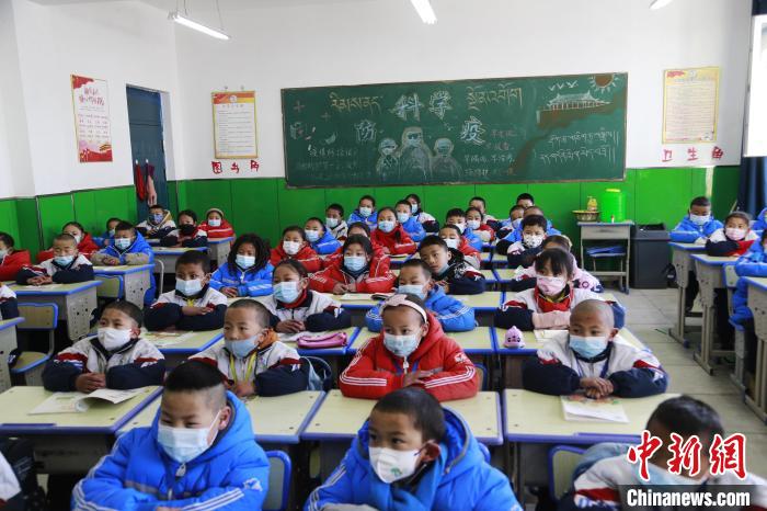 圖為正在上課的學(xué)生。　馬銘言 攝