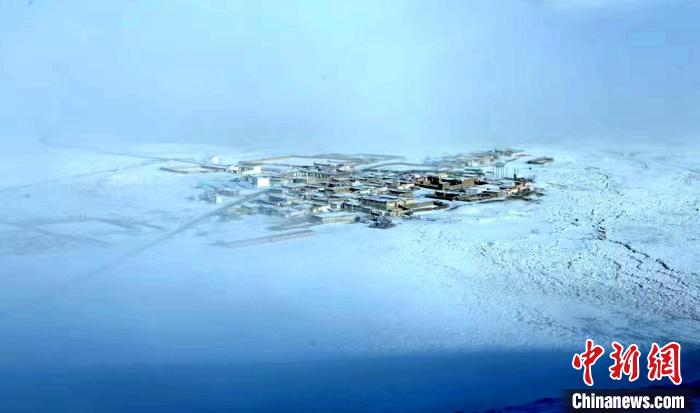 圖為普瑪江塘鄉(xiāng)冬季村景。　浪卡子縣網(wǎng)信辦供圖