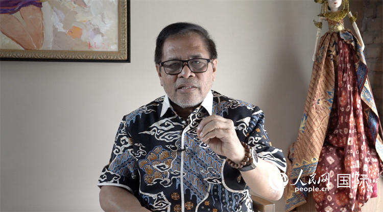 5月14日，印度尼西亞大使周浩黎接受人民網(wǎng)專訪。人民網(wǎng) 王婧攝