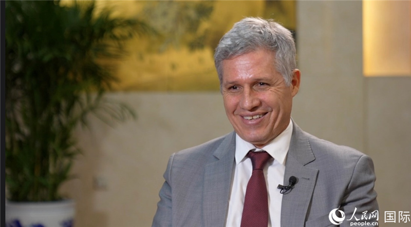 巴西農(nóng)村發(fā)展部部長特謝拉。 人民網(wǎng)記者 張榮攝