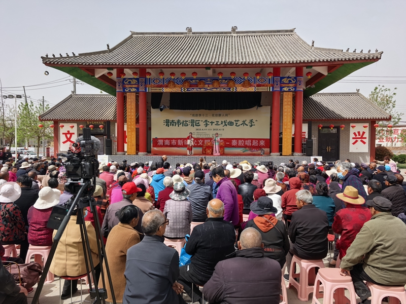 “一元劇場”下鄉(xiāng)演出現(xiàn)場（資料圖）。代九奎攝