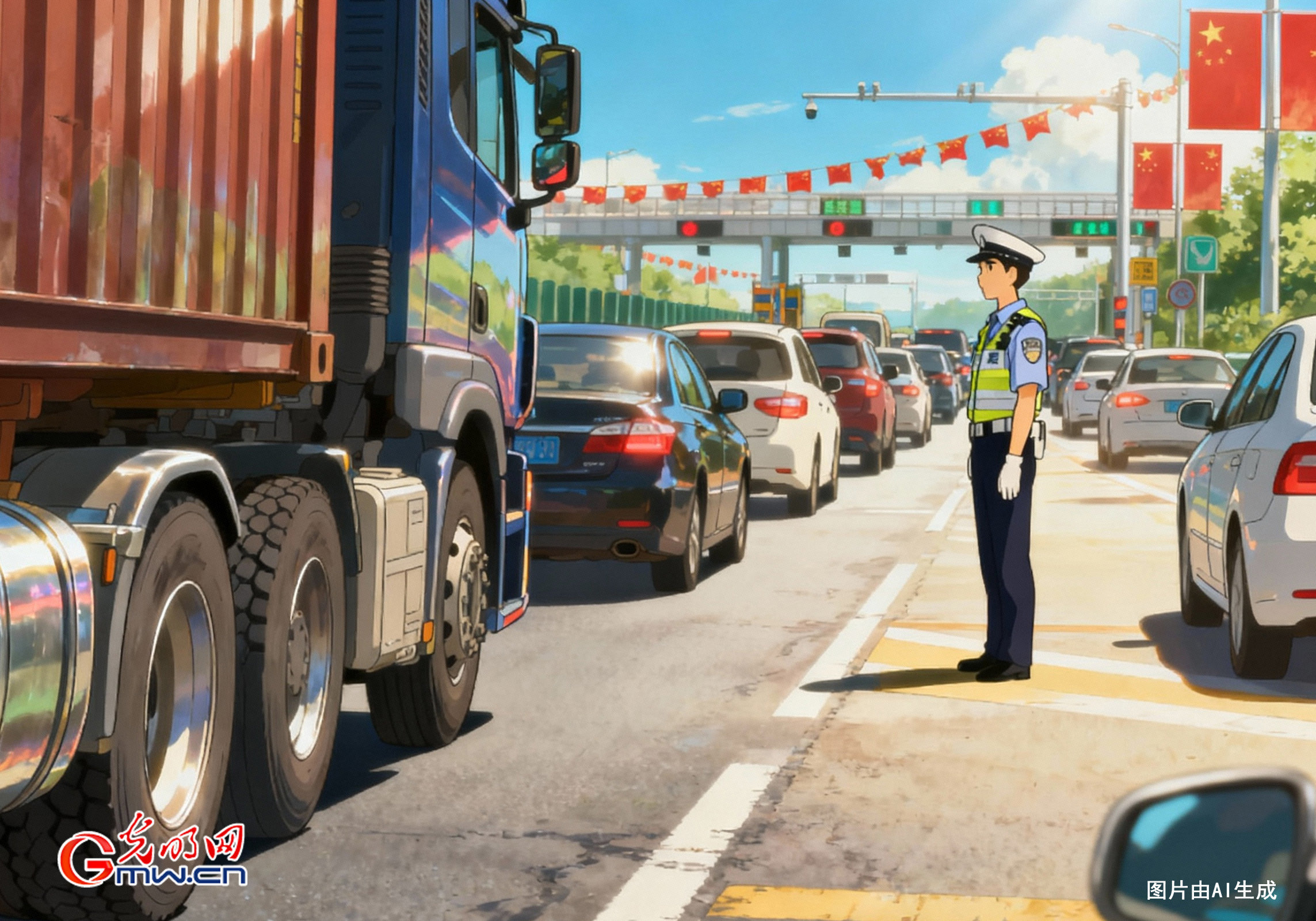 【光明漫評】國慶煙火氣，離不開勞動者的守護