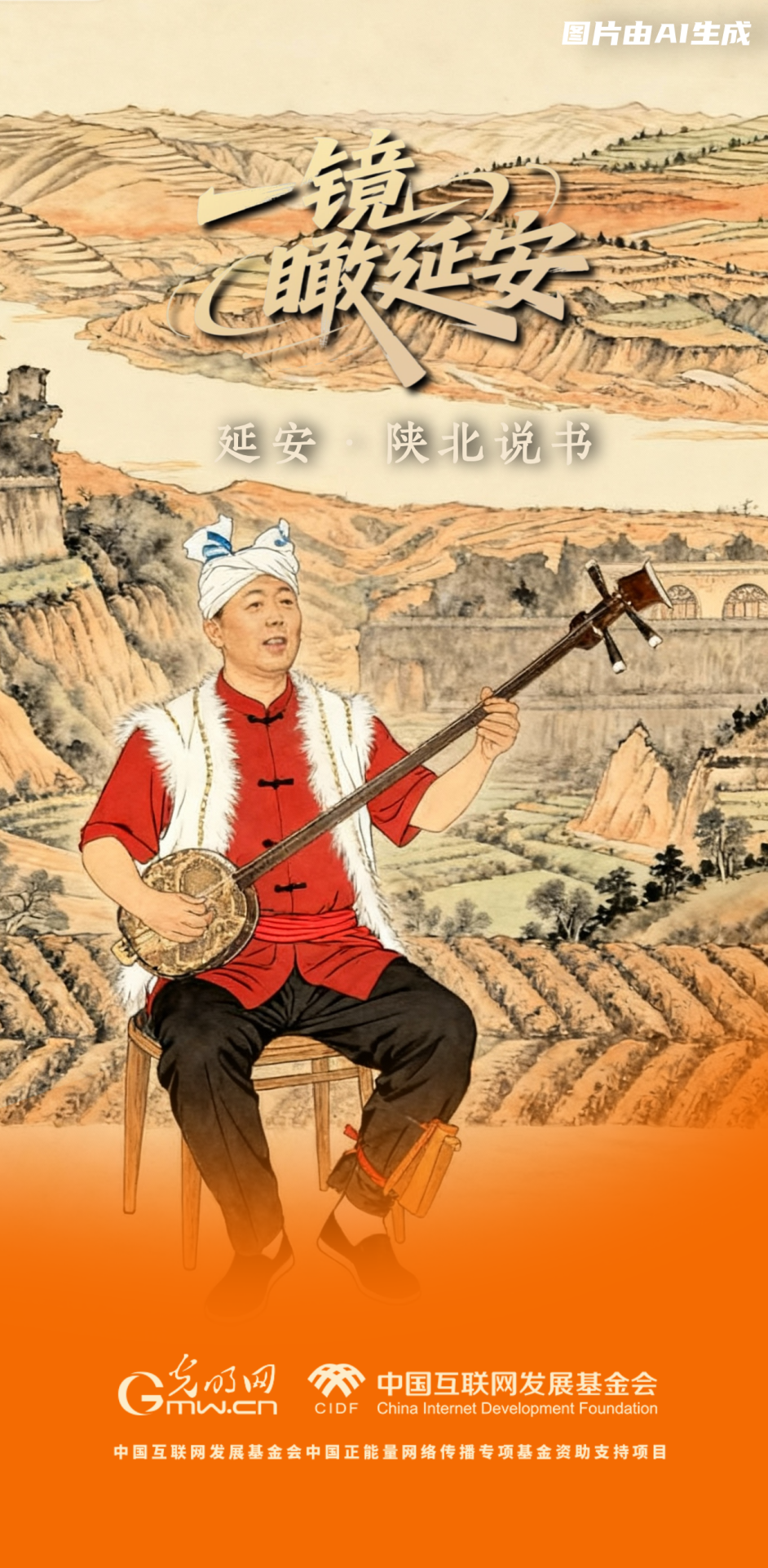 【一鏡瞰延安·AI海報】跟著這些非遺文化，感受老區(qū)風土人情