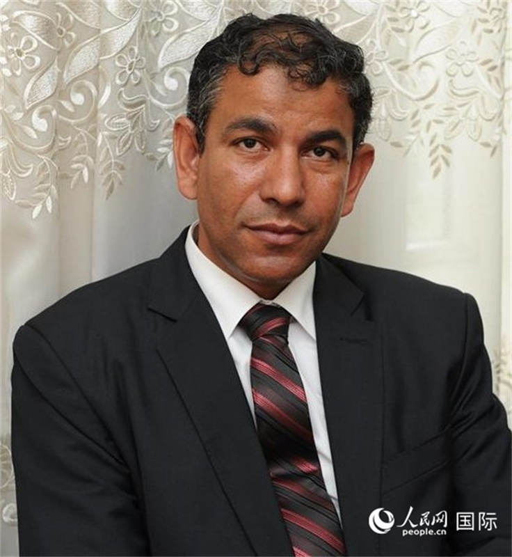 埃及著名中國和亞洲問題專家德拉比克。人民網(wǎng)記者 黃培昭攝