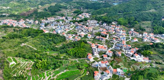 軍營(yíng)村俯瞰。人民網(wǎng)記者 陳博 攝