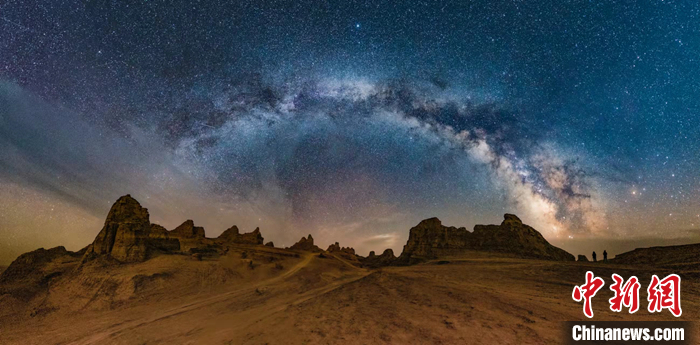 資料圖為青海省海西州冷湖俄博梁星空。 <a target='_blank' href='/'><p align=
