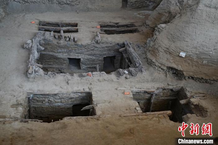 圖為2018血渭一號(hào)墓。　馬銘言 攝