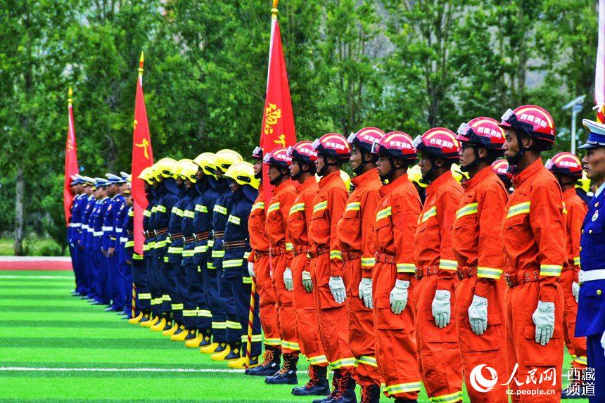 誓師大會現(xiàn)場。人民網(wǎng) 李海霞 攝