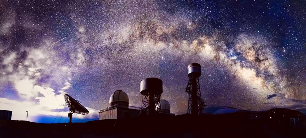 阿里暗夜星空。貢覺群培攝