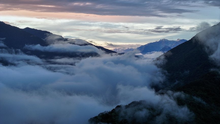秋日里的墨脫云海。張澤坤攝