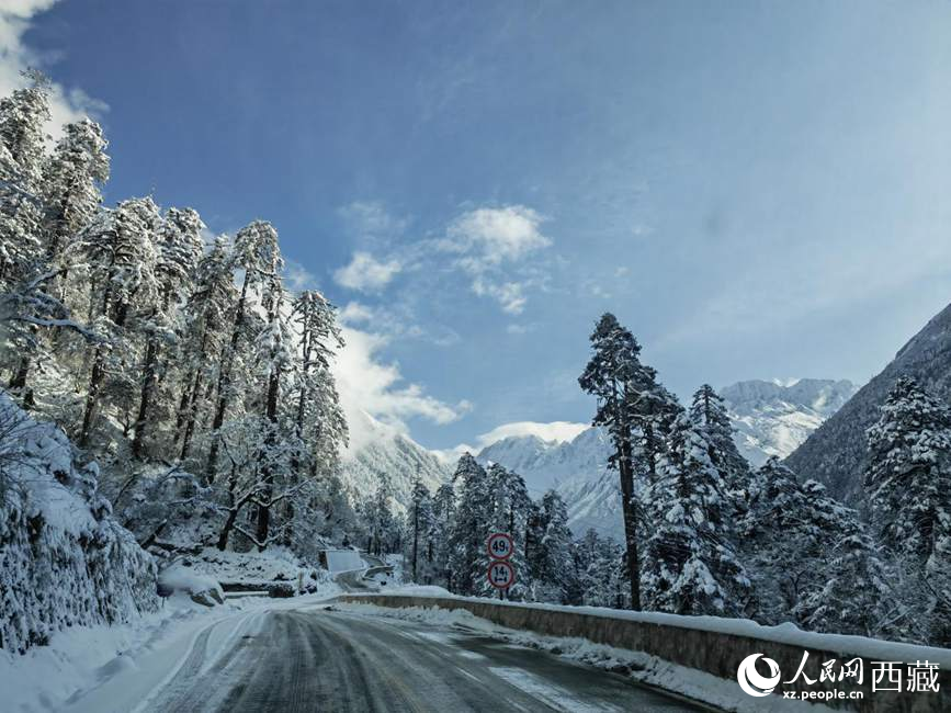 扎墨公路。人民網(wǎng) 李海霞攝