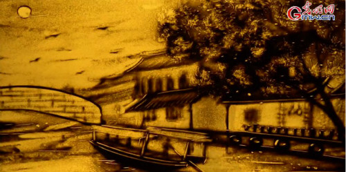 【沙畫】風(fēng)好正揚帆，起航新時代