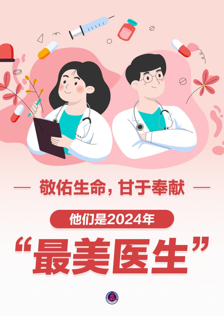 新華鮮報(bào)|致敬“白衣戰(zhàn)士”！2024年“最美醫(yī)生”發(fā)布